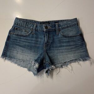 Lucky Brand Women's Frayed Hem Jean Shorts